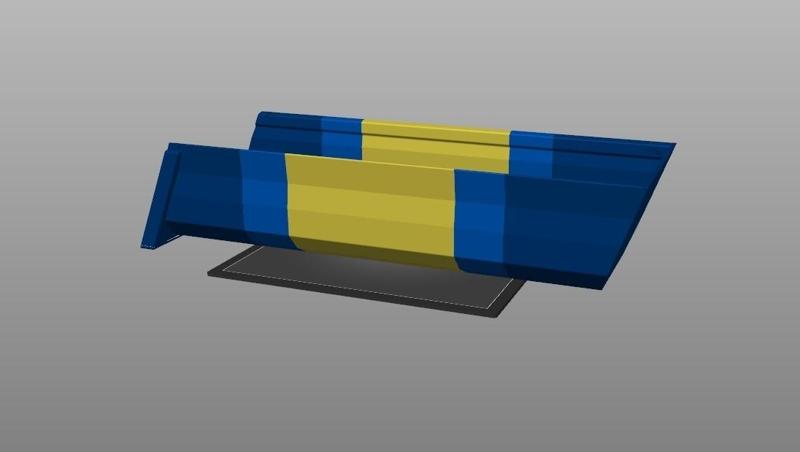 Semi-trailer body in 1:14 scale