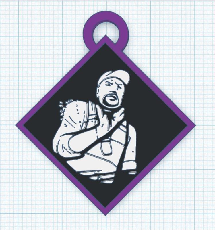 Keychain Dead By Daylight - Tenacity