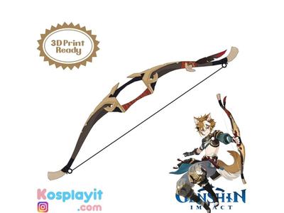 Genshin Impact - Raven Bow - Digital 3D Model Files - Gorou Cosplay