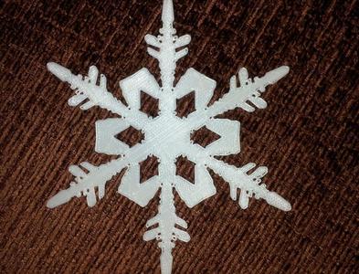 Traced Snowflake