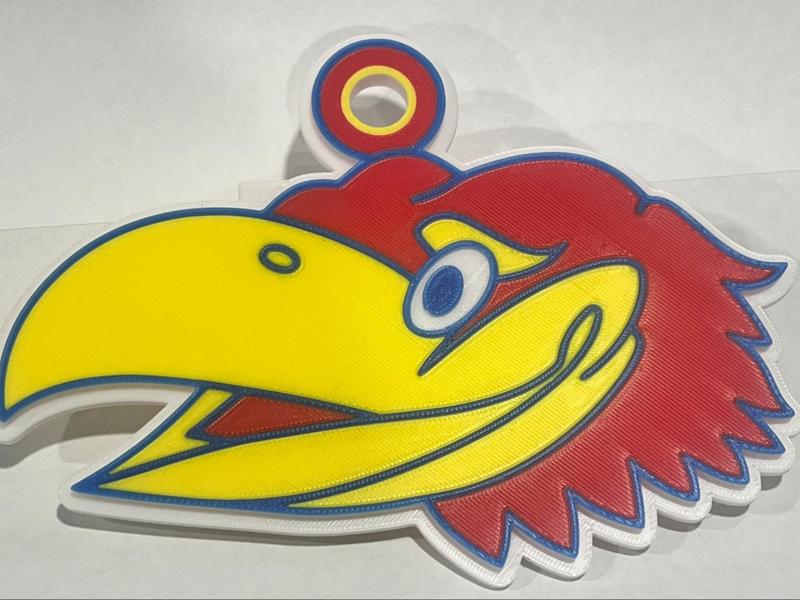 KU Jayhawk Pendant