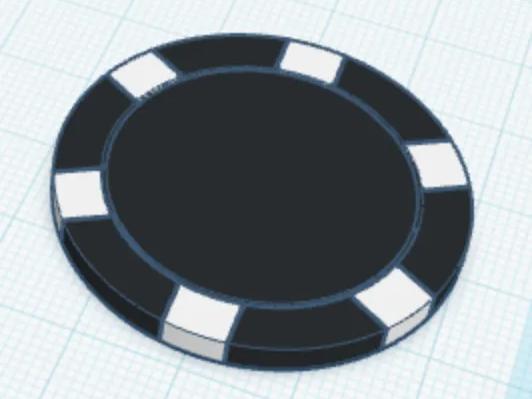 Poker Chip - Easy Two Piece