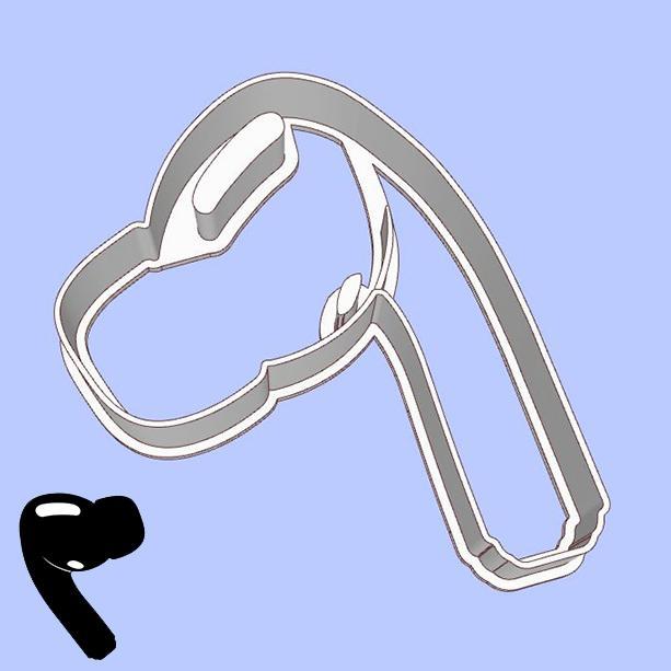 Music cookie cutters - airpods (earphones) (style 1)