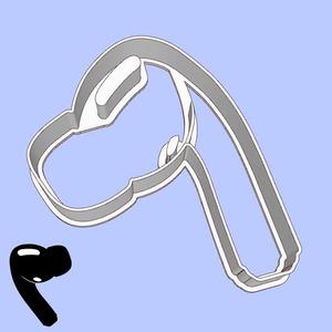 Music cookie cutters - airpods (earphones) (style 1)