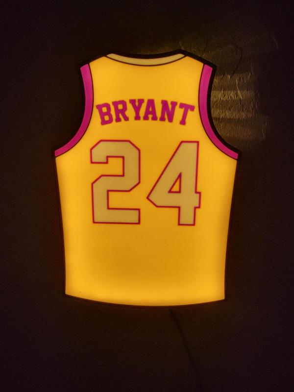Kobe Bryant Jersey 24 LED Lightbox