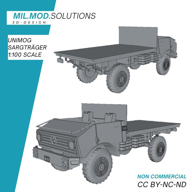 Mercedes Benz Unimog coffin carrier German Armed Forces