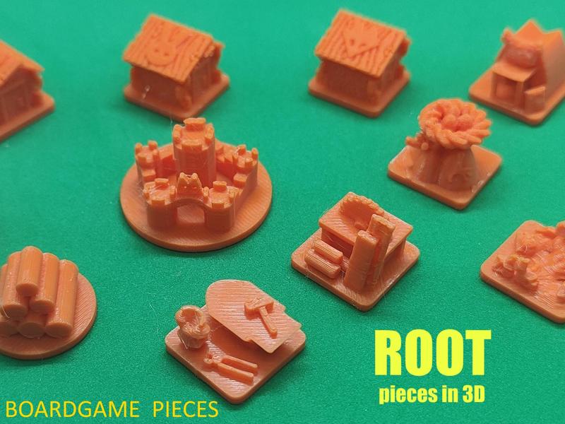 ROOT - the board game - pieces
