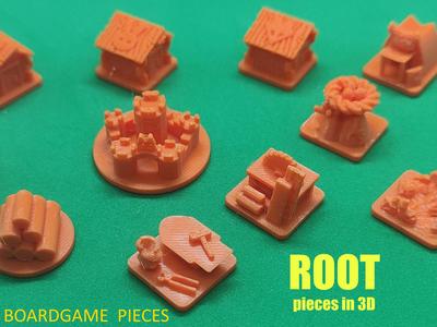 ROOT - the board game - pieces