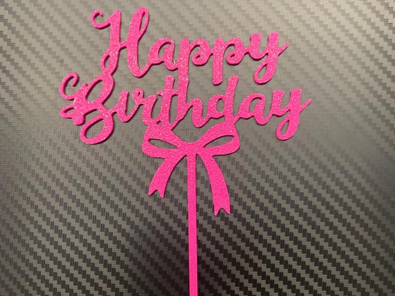 Happy Birthday Cake topper