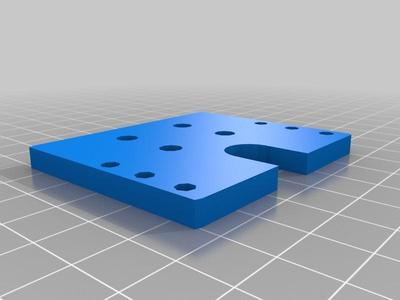 MakerGear Groove Mount MakerSlide adaptor plate