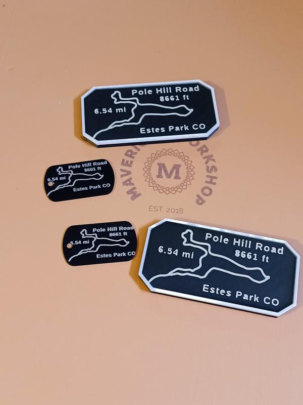 Maverick's Trail badge Pole Hill Estes Park Colorado