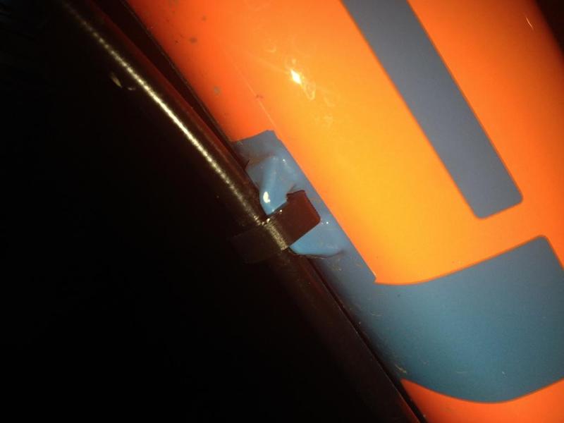 Fahrrad Bremsleitungsbefestigung / Bicycle Brake Cable Clip