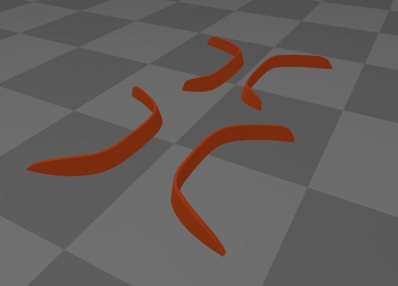 4 fenders rc 1/10 nissan patrol y60