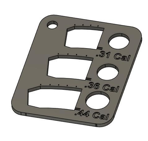 Paper Cartridge Template Combo's 44,36 / 44,36,31