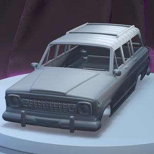 JEEP WAGONEER 1978 (1/24) printable car body