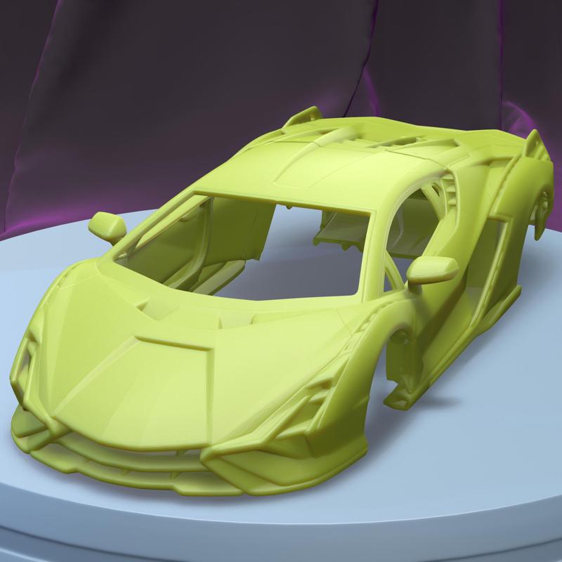 LAMBORGHINI SIAN 2020  (1/24) printable car body