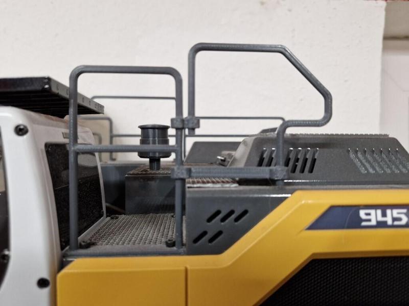 XDRC excavator 945 accessories tread plates railing air filter 1 to 14