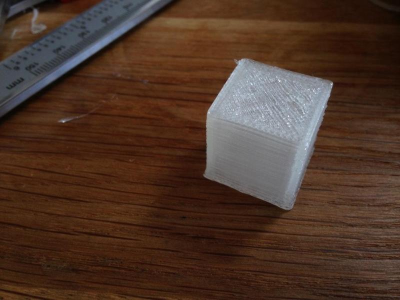 20mm Thin wall hollow cube. No support PLA