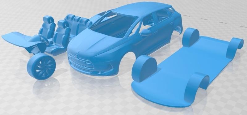 Citroen DS5 Printable Car