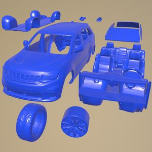 Jeep Grand Cherokee Trackhawk 2018 Printable Car In Separate Parts