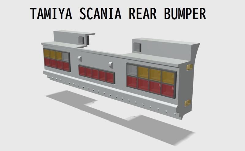 TAMIYA Scania R Rear Bumper