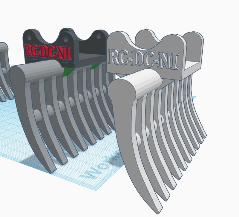 huina rc excavator Rake