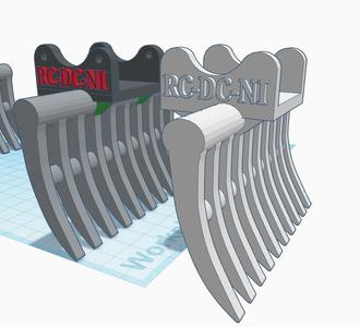 huina rc excavator Rake