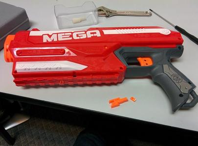 Nerf Mega trigger mechanism replacement piece