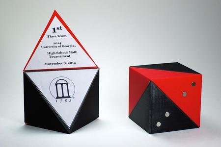 Cube Decomposition Trophy