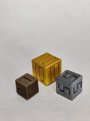 Terraforming Mars Coin cubes