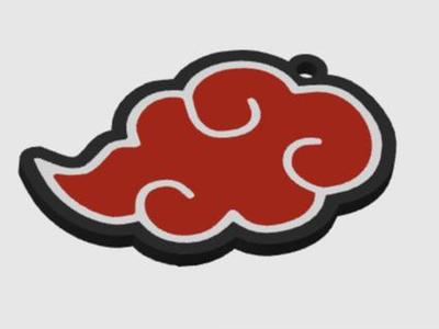 Akatsuki Keychain - Naruto V2 (Double Sided)