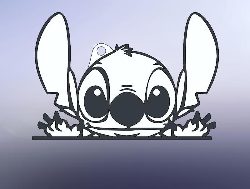 Stitch Keychain Disney character