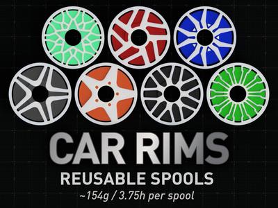 Reusable Spool - Car Rims