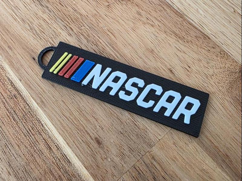 NASCAR Logo Keychain