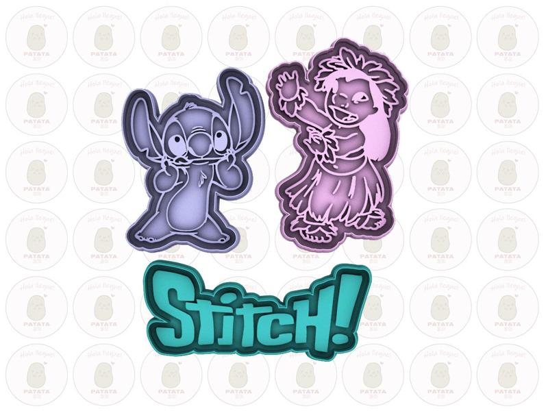 Cortante Galleta - Lilo & Stitch - CORTANTE Y MARCADOR