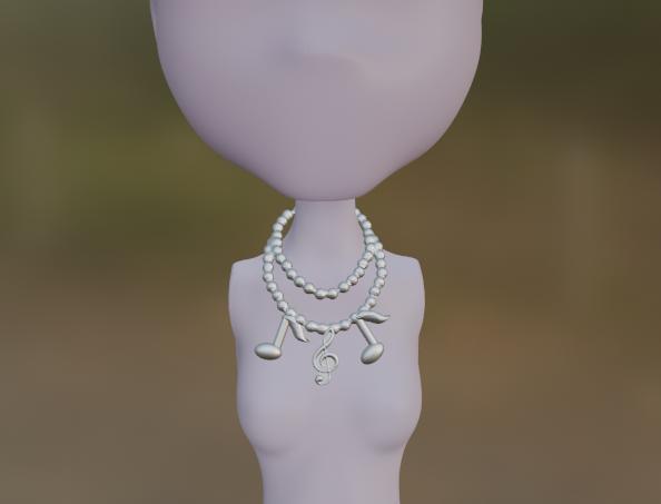 necklace   for monster High Dot Dead Gorgeous Operetta