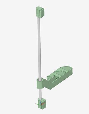 Solidoodle 4 build platform wobble stabilizer