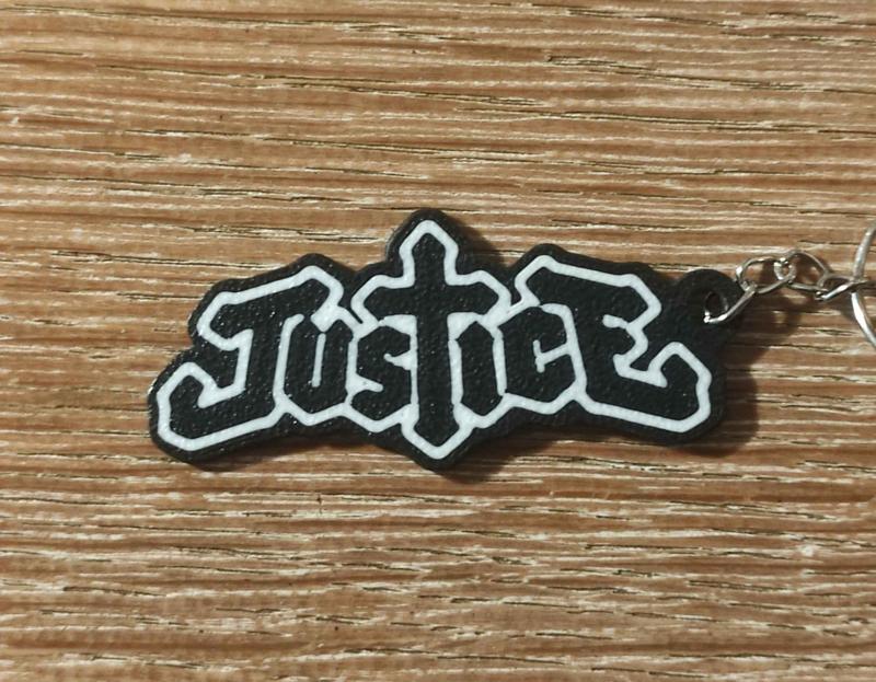 Justice (Music Group) Keychain - Double Sided