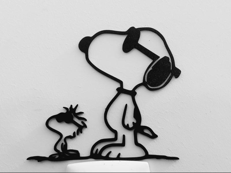 Snoopy and woodstock wall decor