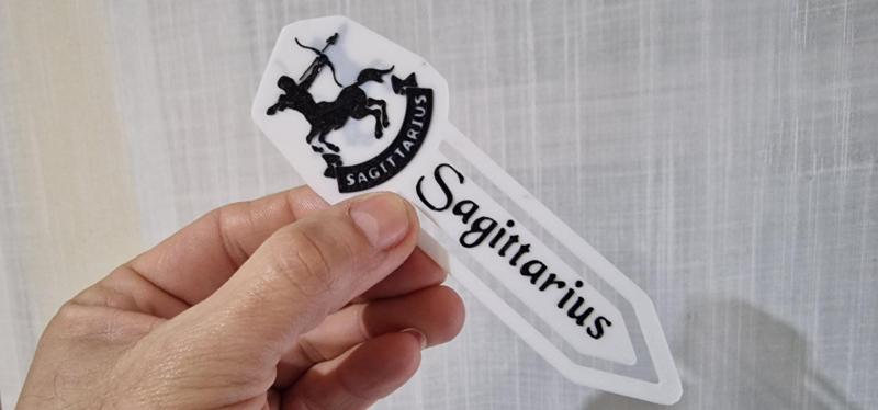 Zodiac SAGITTARIUS bookmark Marcador Zodiaco SAGITARIO