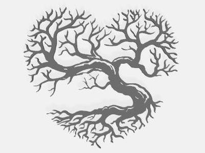 Heart-shaped tree of life