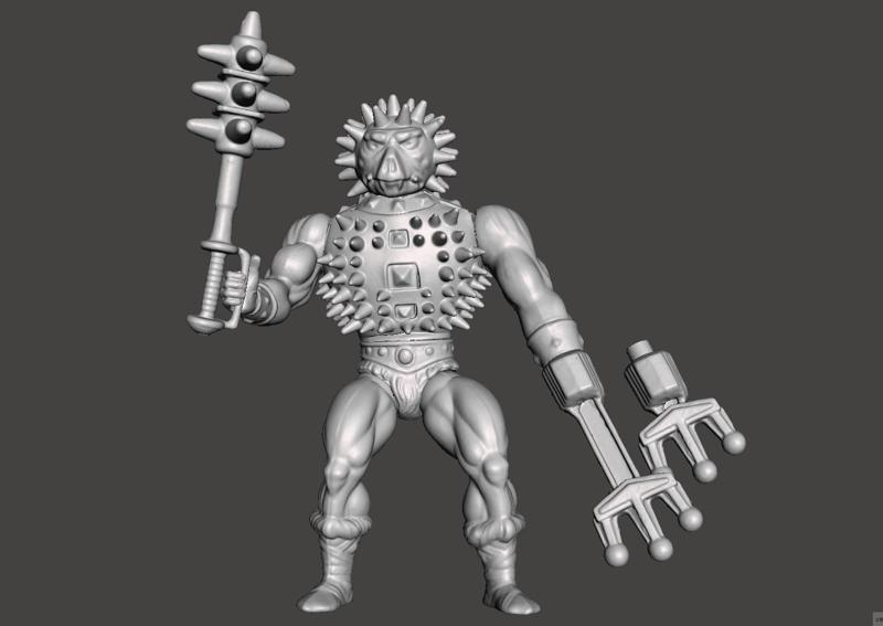 SPIKOR MOTU VINTAGE ACTION FIGURE (COMPLETE)