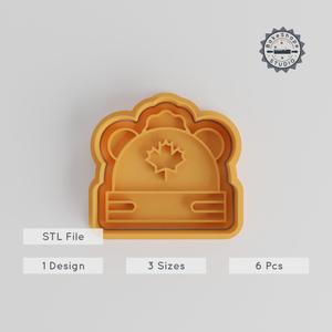Hat Shape Cutter & Stamp Set, Includes Cookie & Fondant Tools, 6-Piece, S/M/L Sizes, Perfect for Baking & Decorating PRODUCT_5476