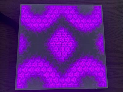 LED Matrix Shadow Wobble Frame