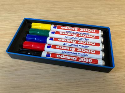 Gridfinity Edding Marker Tray (15 mm) - Stackable
