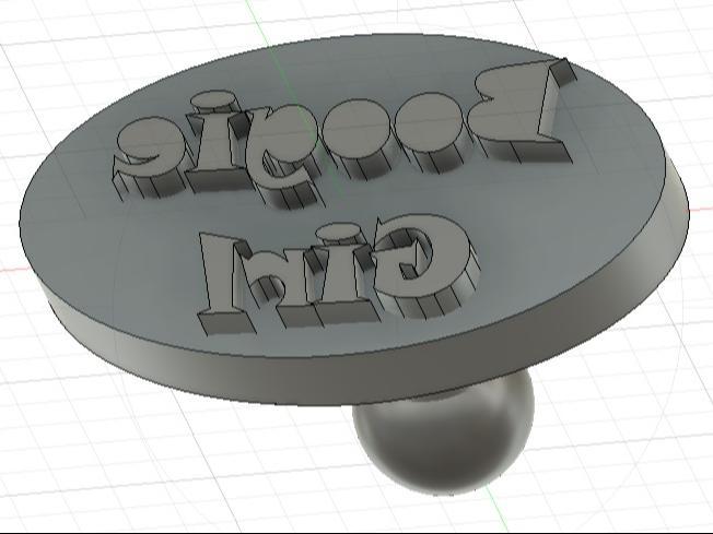 Boogie Girl Stamp_Timbro Boogie girl