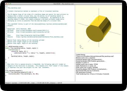 Flat_Teardrop OpenSCAD Library