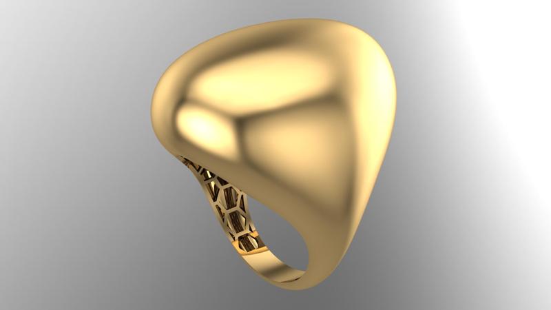 Polished Ring Collection | Timeless Jewelry | Everyday Wear | 3D Printable Ring Model | Jewelry Design-RA07-