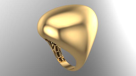 Polished Ring Collection | Timeless Jewelry | Everyday Wear | 3D Printable Ring Model | Jewelry Design-RA07-