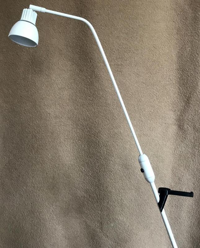 Swivel headphone holder clip for Nordlux Radiate Lamp